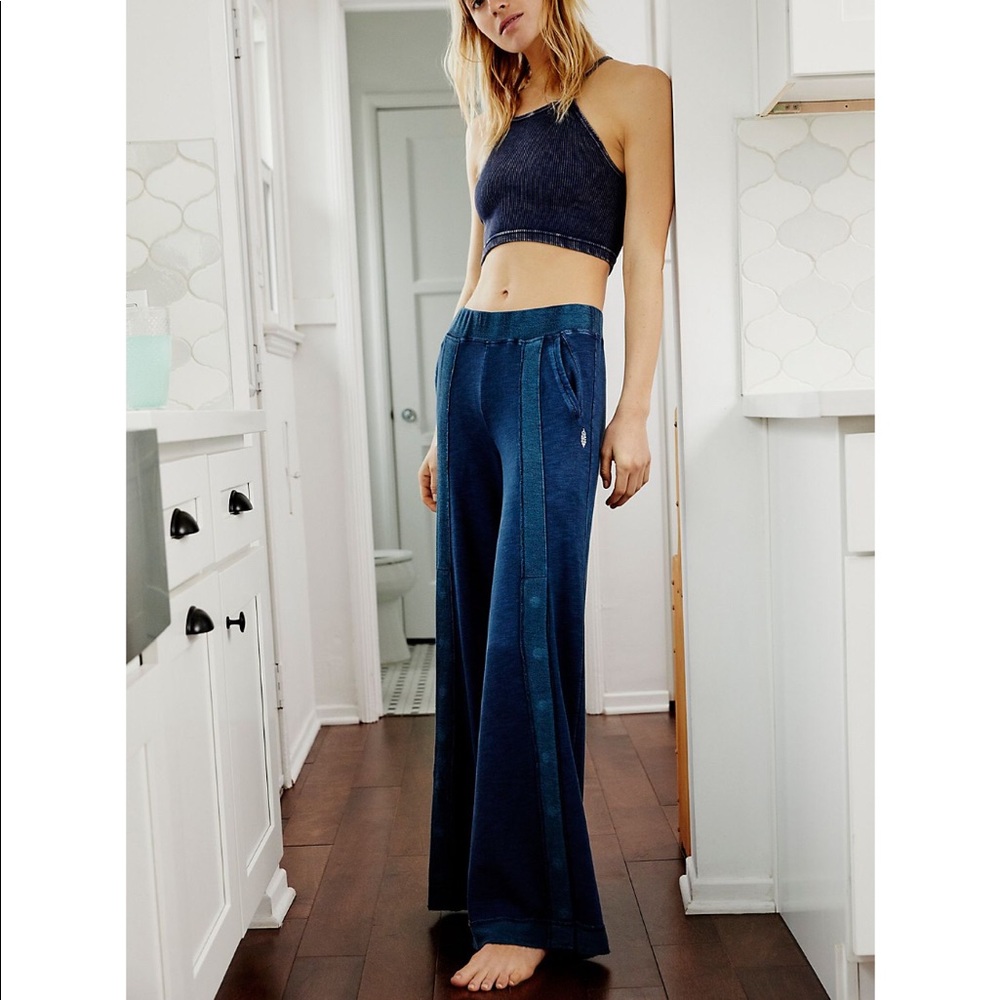 Free People Embers Wide Leg Pant - Picture 3 of 14